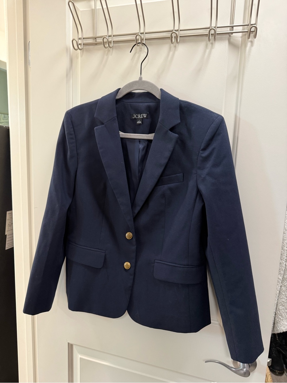 New without tags J. Crew Women's Navy Single-Breasted Blazer